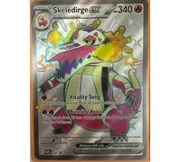 Pokemon - Skeledirge ex - SVP081 - Blackstar Promo - Paldean Fates - Arte completo brillante - Tarjeta individual