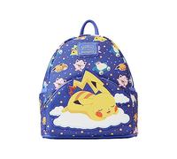 Pokemon Sleeping Pikachu and Friends Mini mochila, Azul, Talla nica