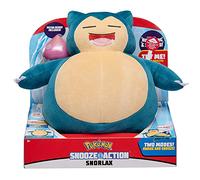 Pokémon Snooze Action Snorlax, Color Azul, Talla única (Jazwares Inc PKW0027)