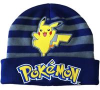 Pokémon - Sombrero de invierno suave y cálido para niños azul