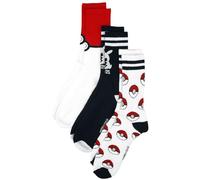 Pokémon Sport Socks Unisex Calcetines multicolor EU 39-42 78% algodón, 20% poliamida, 2% elastano
