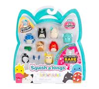 Pokémon Squish-a-Longs Mini-Squish Pack de 8 (Ola 3, Estilo 4) (8) Mini-Squish de 2,5 cm (2) Accesorios (1) Accesorio de Anillo - Colecciona, intercambia y Juega