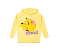 Pokemon Sudadera con Capucha Niñas | Sudadera con Capucha Pikachu | Sudadera con Capucha Amarilla para Niña | Edades de 5 a 12 años | 9-10 años