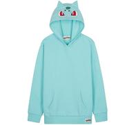 Pokémon Sudadera Niño Niña y Adolescente, Pikachu Sudaderas con Capucha Cómoda, Bolsillo Canguro, Regalos Anime para Niños (7-8 Años, Turquesa Bulbasaur)