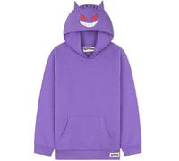 Pokémon Sudadera Niño Niña y Adolescente, Pikachu Sudaderas con Capucha Cómoda, Bolsillo Canguro, Regalos Anime para Niños (5-6 Años, Morado Gengar)