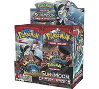 Pokemon Sun and Moon Crimson Pantalla de refuerzo de invasión, Juego de cartas, pack de 36, multicolor, 60 x 80 cm (POK81249)