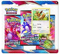 Pokémon Sword & Shield 5 Estilos de Combate: Paquete de 3 mejoras (uno al Azar), Juego de Cartas para 2 Jugadores a Partir de 6 años, más de 10 Minutos de Tiempo de Juego