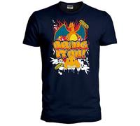 Pokemon T Shirt para Niño y Joven Bring It On - Producto Oficial Pikachu en Algodón 3-15 Años - Idea de Regalo para Niños. 5-6 Años