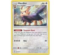 Pokemon Tarjeta Individual HERDIER 104/149 SUN & MOON Base