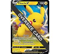 Pokemon - Tarjeta Pikachu Oversize/Jumbo - SWSH061 - Black Star Promo