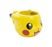 Pokemon Taza 3D - Pikachu - Taza de café (cerámica, 480 ml), color amarillo