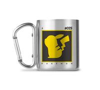 Pokemon Taza Con Mosquetón Carabinero Pikachu 25 ABYSTYLE