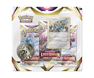 Pokemon TCG: 3 Pack Blister - Sword and Shield Lost Origin (Random Promo)
