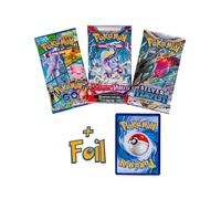 Pokemon TCG: 3 Paquetes de Refuerzo y 1 lámina aleatoria | Incluye 3 Paquetes de ampollas de Tarjetas aleatorias y 1 Tarjeta Promocional Holofoil empaquetada Individualmente