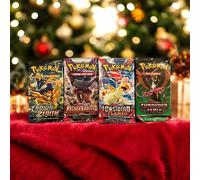 Pokemon TCG: 4 Paquetes de Refuerzo - 40 Cartas en Total | Pack Incluye 4 blisters de Cartas al Azar Paquetes de expansión de Marca