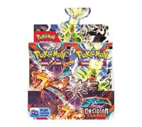 Pokémon TCG: Caja de presentación de 36 Refuerzos de Llamas Obsidiana Scarlet & Violeta