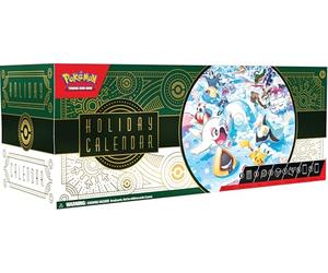 Pokémon TCG: Calendario de Vacaciones (8 Tarjetas promocionales de Aluminio, 5 Paquetes de Refuerzo y más)