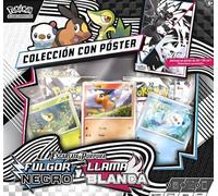 Pokémon TCG: Colección de pósteres Black Bolt & White Flare (SV10.5) [Inglés] - 4 Boosters, 3 tarjetas promocionales + pósters | Unova Special Set | con protección de envío Heartforcards®