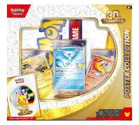 Pokémon TCG: Colección de pósteres de celebración 30 (3 Tarjetas promocionales, 1 póster y 3 potenciadores)