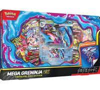Pokémon TCG: Colección Premium Mega Greninja ex (1 Tarjeta Promocional Brillante, 1 Tarjeta lenticular de Gran tamaño y 8 Paquetes de Refuerzo)