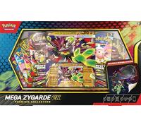 Pokémon TCG: Mega Zygarde ex Premium Collection (1 tarjeta promocional, 1 tarjeta lenticular de Oversize, 1 pegatina de tecnología y 8 Boosters)