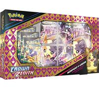 Pokemon TCG: Crown Zenith Premium Playmat Collection Morpeko V-Union Box Marnie Tarjetas coleccionables, Multicolor, (The Company International 290-85181)