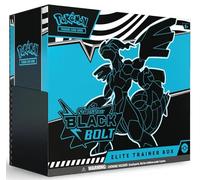 Pokémon TCG Elite Trainer Box - Black Bolt (SV10.5) Inglés | 9 Boosters + Thundurus Promo Card + Accesorios | Con Heartforcards® Protección de envío