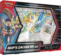 Pokemon TCG Escarlata & Violeta Hop's Zacian Ex Caja Con 4 Impulsor Packs Inglés