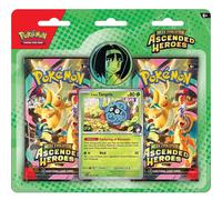 Pokemon TCG Héroes Ascendidos Erika Blíster Promocional + 2 Paquetes Refuerzo