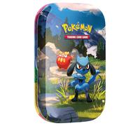 Pokémon TCG: Mega Evolution-Ascended Heroes Mini Tin: Riolu & Darumaka (1 hoja de calcomanías, una tarjeta de arte Pokémon y 2 paquetes de refuerzo)