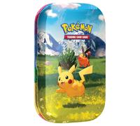 Pokémon TCG: Mega Evolution-Ascended Heroes Mini Tin: Pikachu y Tepig (1 hoja de calcomanías, una tarjeta de arte Pokémon y 2 paquetes de refuerzo)