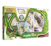 Pokemon TCG: Kleavor VSTAR Premium Collection (2 Tarjetas promocionales grabadas, 1 Tarjeta de Gran tamaño y 5 Paquetes de Refuerzo)