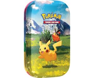 Pokémon TCG: Mega Evolution-Ascended Heroes Mini Tin: Pikachu y Tepig (1 Hoja de calcomanías, una Tarjeta de Arte Pokémon y 2 Paquetes de Refuerzo)