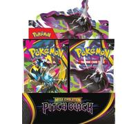 Pokémon TCG: Mega Evolution Pitch Black 1 x Booster Pack | 10 tarjetas de juego adicionales, juego de cartas intercambiables, a partir de 6 años, paquete de 4 variantes de arte