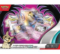 Pokémon TCG: Mimikyu ex Box (2 Tarjetas promocionales de Aluminio, 1 Carta de Gran tamaño y 4 Paquetes de Refuerzo)
