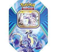 Pokémon TCG: Paldea Legends Tin - Miraidon (1 tarjeta de aluminio y 4 paquetes de refuerzo)