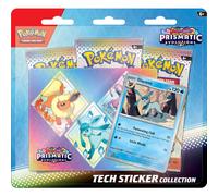Pokemon TCG Scarlet and Violet 8.5 Prismatic Evolutions Tech Sticker Collection (promocin aleatoria)