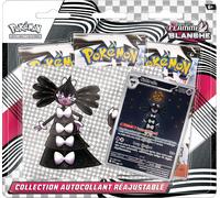 Pokémon JCC: colección de Pegatinas reajustables Escarlata y púrpura - Llama Blanca - Sidérella (1 Tarjeta Promocional Brillante y 3 Refuerzos)