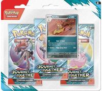 Pokémon TCG: Scarlet & Violet-Journey Together Three-Booster Blister Scrafty Paquete de 3, Multicolor (10-10174-103)