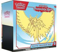 Pokémon TCG: Scarlet & Violet-Paradox Rift Elite Trainer Box - Roaring Moon (9 Paquetes de Refuerzo, 1 Tarjeta de Aluminio de Arte Completo y Accesorios Premium)