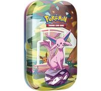 Pokémon TCG: Scarlet & Violet -Prismatic Evolutions Mini Tin-Espeon Cartas, Multicolor (100-10051)