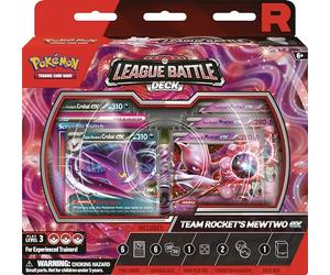 Pokémon TCG: Team Rocket’s Mewtwo ex Deck de Batalla de la Liga (1 mazo de 60 Cartas Listo para Jugar)