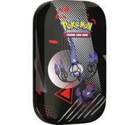 Pokémon TCG: Unova Mini Tin - Chandelure & Zorua (2 Paquetes de Refuerzo y 1 Tarjeta Adhesiva)