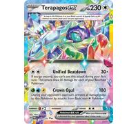 Pokemon - Terapagos ex 092/131 - Evoluciones prismáticas - Doble rara - Tarjeta individual de aluminio