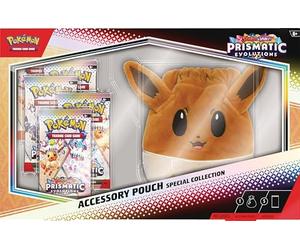 Pokémon- The TCG: Scarlet & Violet-Prismatic Evolutions Eevee Bolsa para Accesorios, Multicolor (10-10026-101)