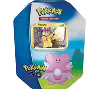 Pokémon Tin-Blissey (2 Tarjetas de Aluminio y 4 Paquetes de Refuerzo), Individual, Color Rosa (699-17236)