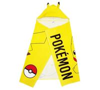 Pokemon - Toalla con capucha para niños y niñas, toalla de baño con capucha (Pokemon, talla única)