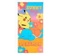 Pokémon Toalla de baño de 70 x 140 cm, toalla de playa Pikachu para niños y niños, toalla de baño grande para playa, piscina, piscina, vacaciones