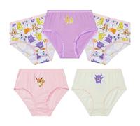Pokémon Transpirables Braguitas de 100% Algodón para Niña, Regalos Ropa Interior (Rosa/Multi, 4-5 Años)