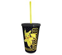 POKEMON - Tumbler with straw - 470ml - Pikachu Collage